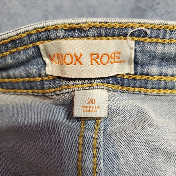 NWT Knox Rose Women's High Rise Anywhere Flare Pant Jeans 20 - Picture 6 of 7
